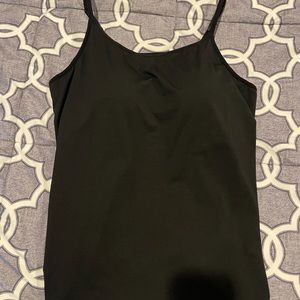 Black cami with built in bra